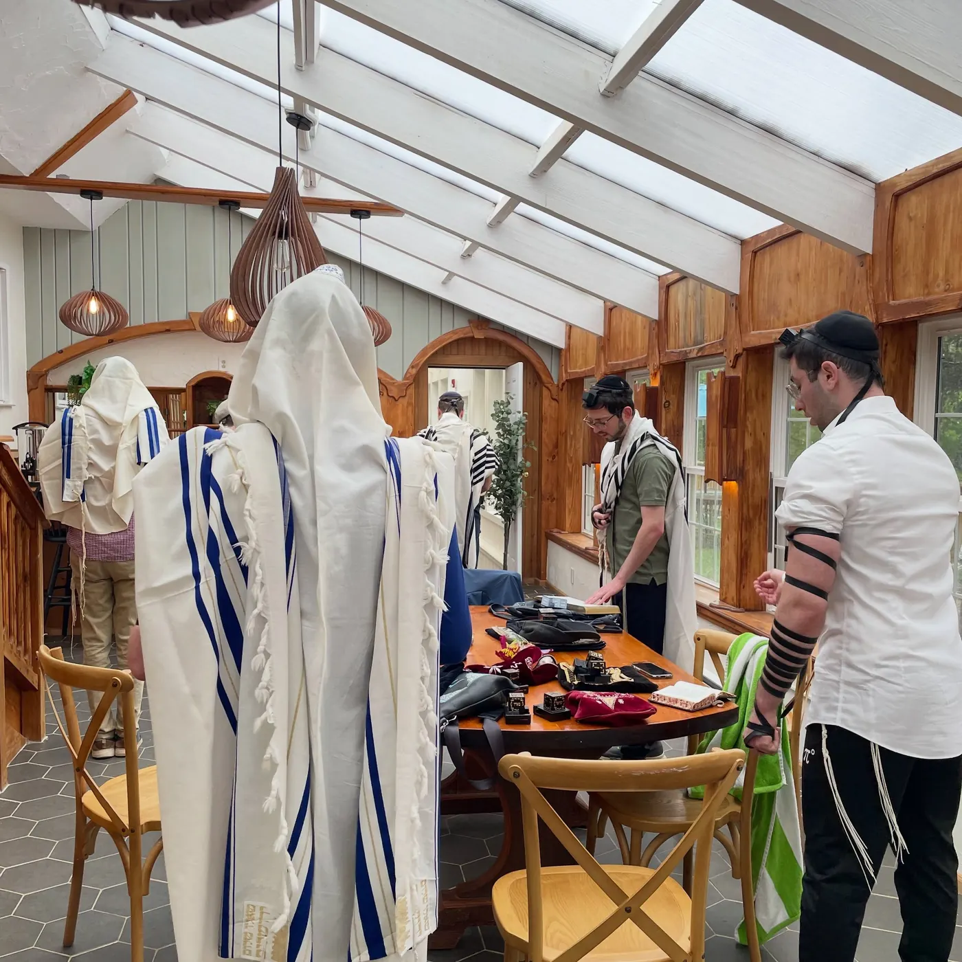 Jewish life at a previous Hamsa Nomads Vermont retreat
