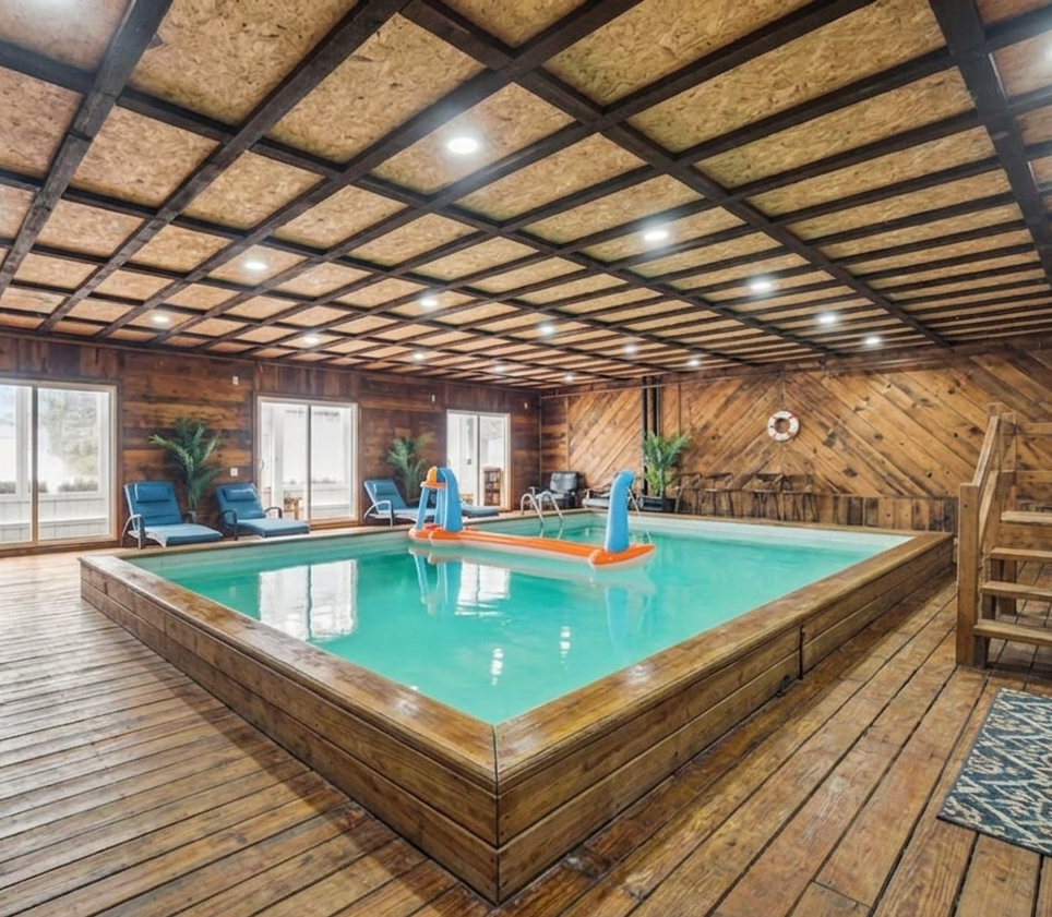 Pool at the retreat house